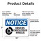Signmission Drivers Chock Your Wheels OSHA Notice Sign, Plastic, 10in W x 7in L, 2PK OS-2PACK-NS-P-710-L-15512 - alternate 2